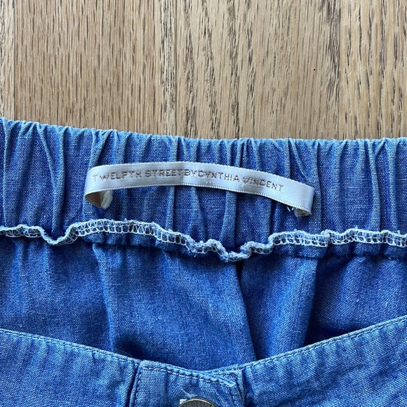 ♻️DONATED DEC. 2023♻️ 
Twelfth Street by Cynthia Vincent soft Denim Romper - Picture 6 of 7